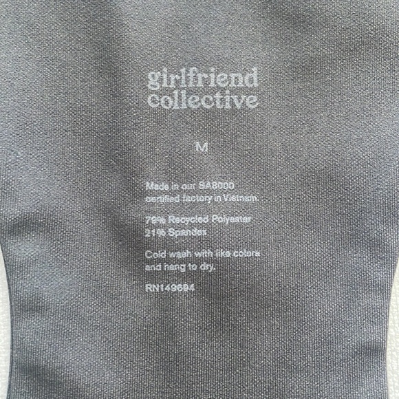 Girlfriend Collective Gray Paloma Bra Medium NWOT - Picture 4 of 4